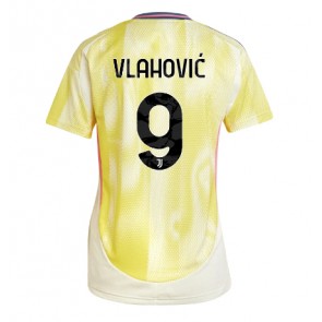 Juventus Dusan Vlahovic #9 Dámské Venkovní Dres 2024-25 Krátký Rukáv